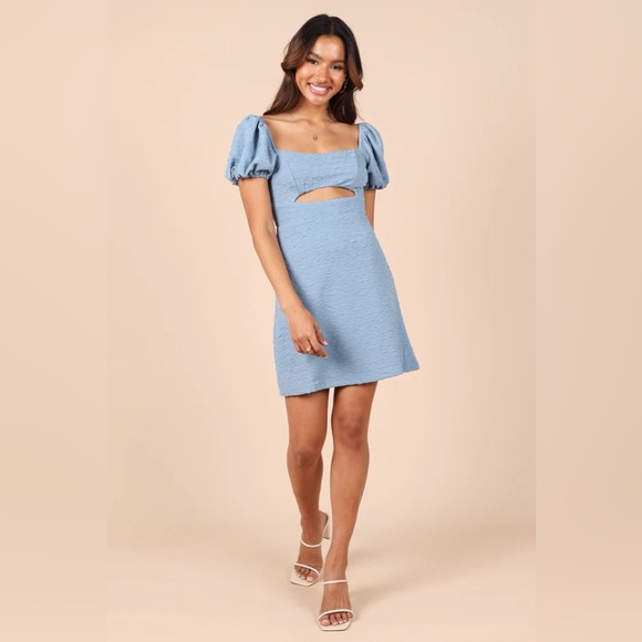 NWT Petal + Pup BAXIE MINI DRESS - BLUE - Picture 4 of 12